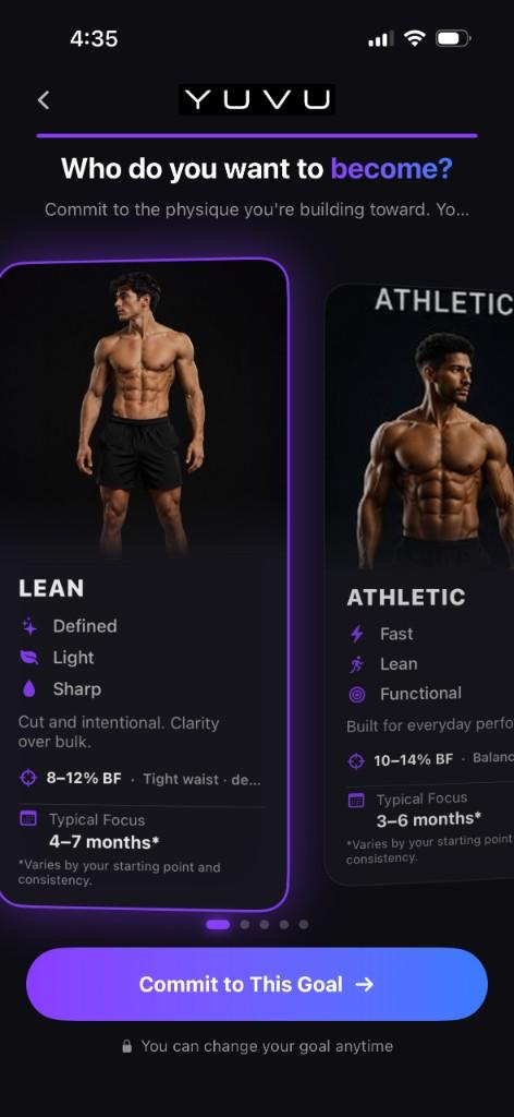 Lean physique goal